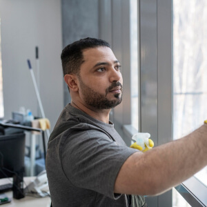 Professional office cleaning and workplace hygiene