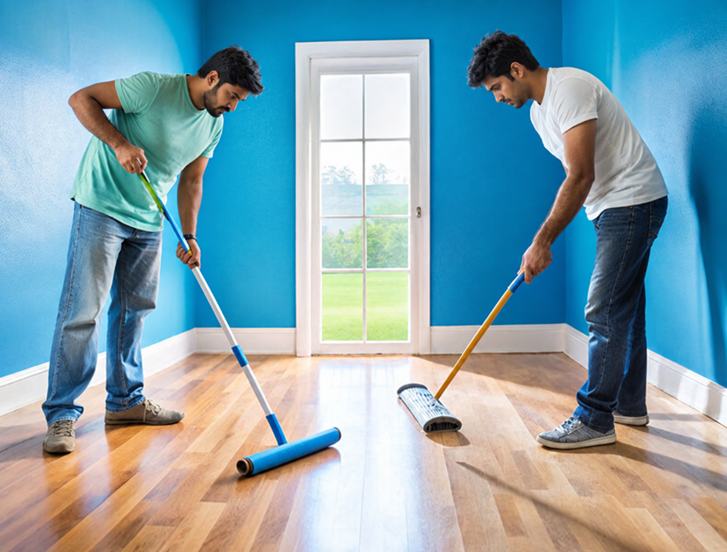 After professional deep cleaning service