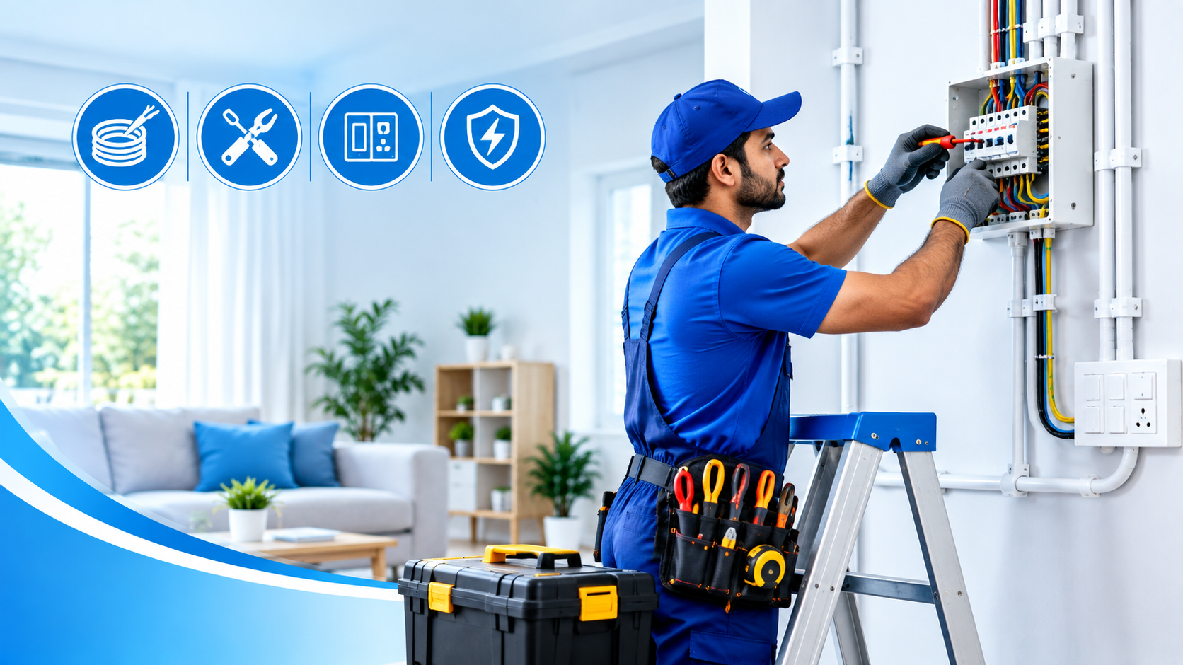 Professional Wiring Installation Service by Smart Clean India