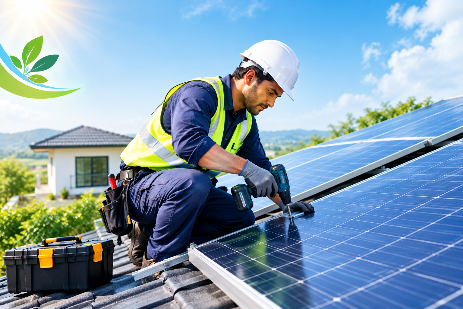 Professional Solar Panel Installation Service by Smart Clean India
