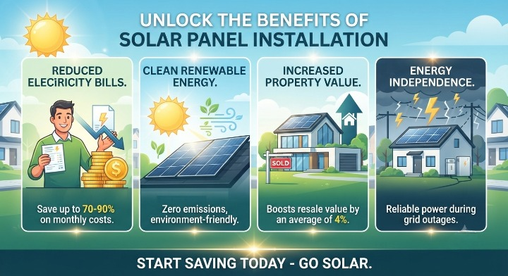 Rooftop Solar Panel Installation Service