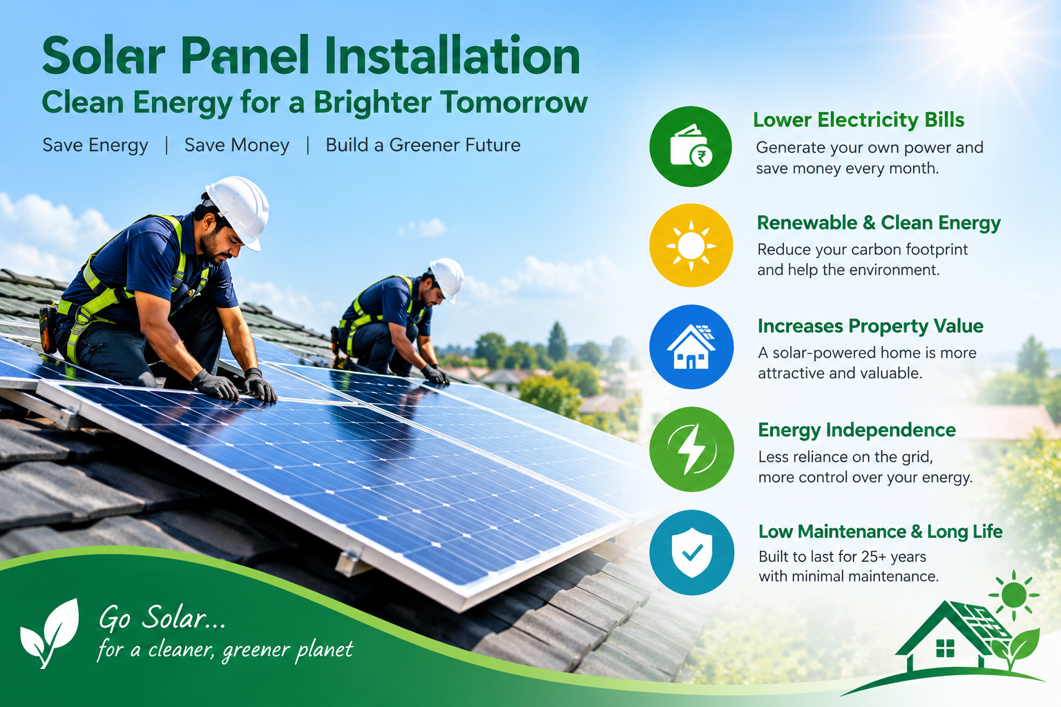 Professional Solar Power System Installation
