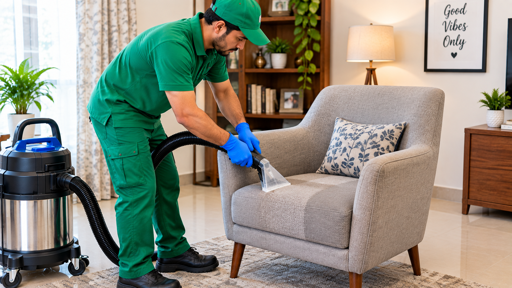Professional Chair Cleaning Service by Smart Clean India