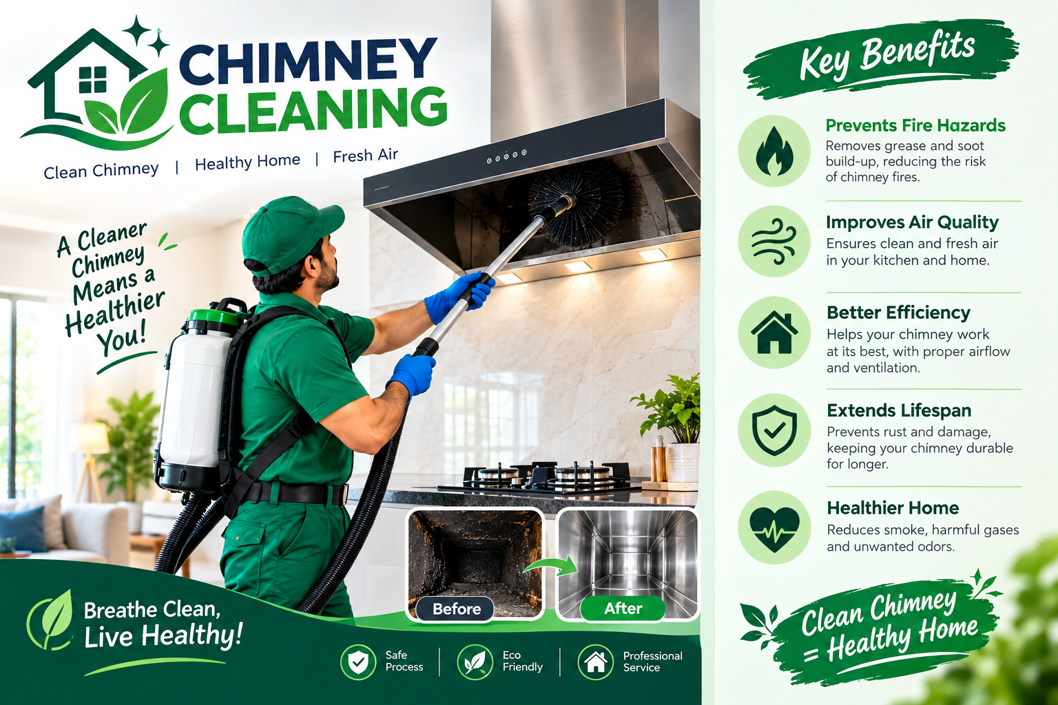 Professional Chimney Cleaning Process