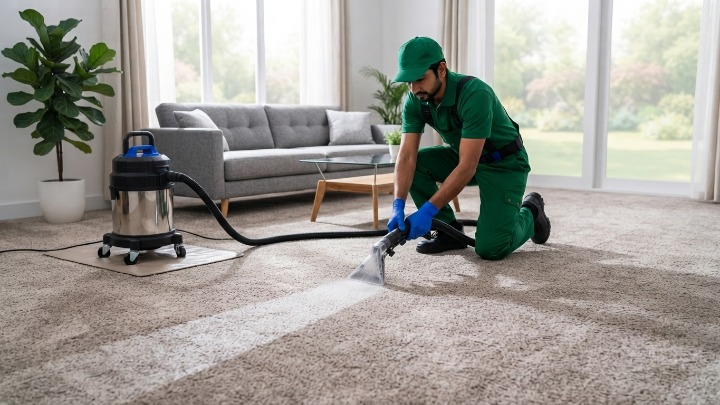 Professional Carpet Cleaning Service by Smart Clean India