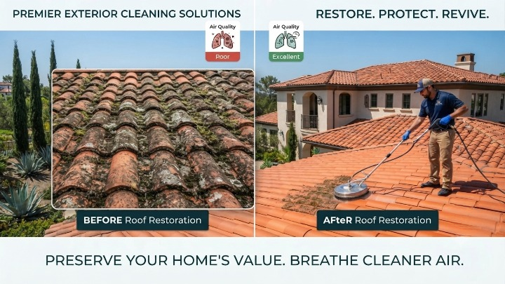 Roof Surface Cleaning Service