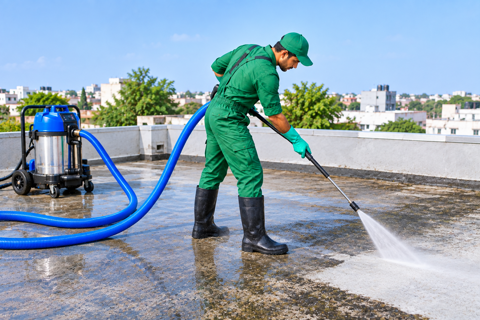 Professional Roof Cleaning Service