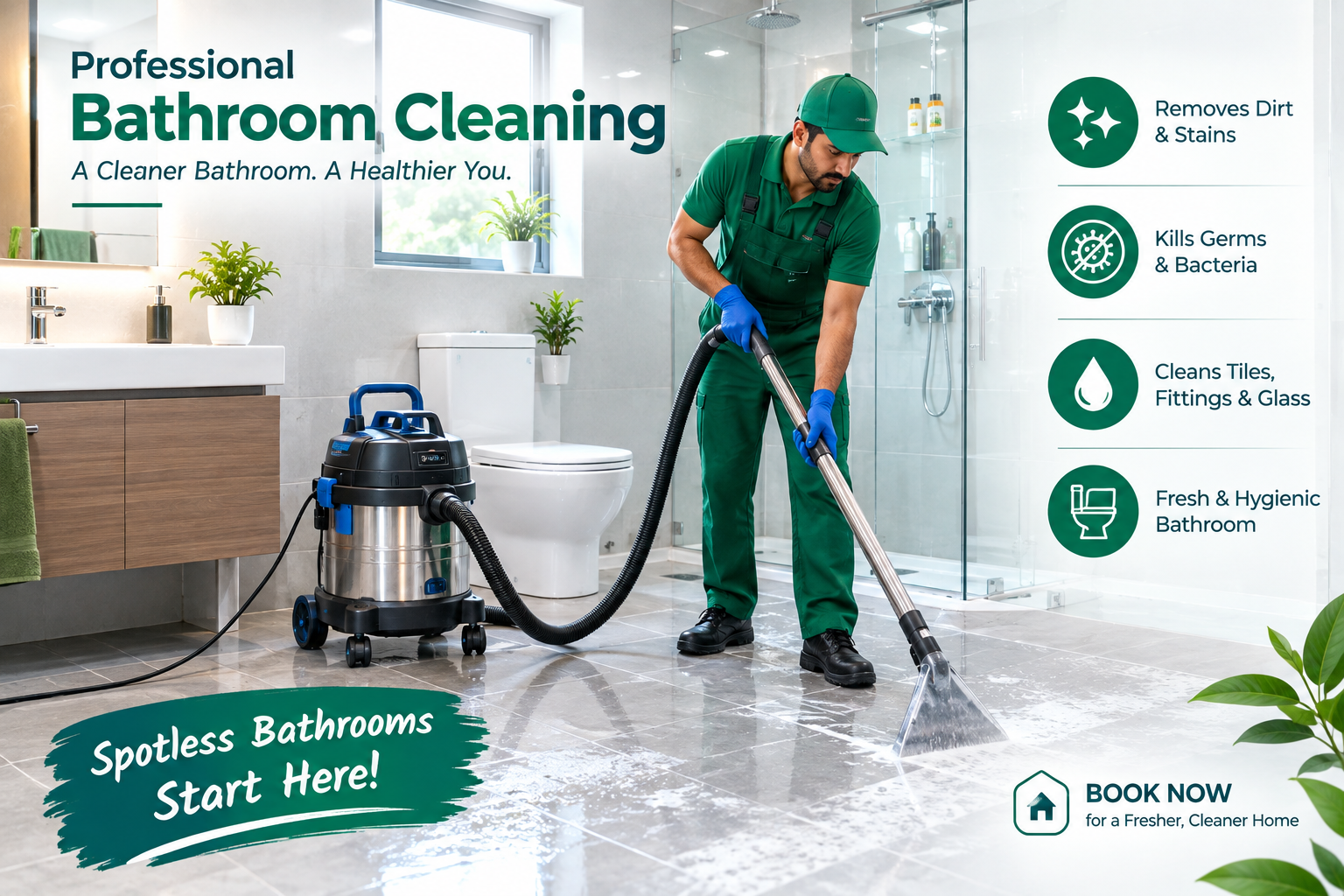 Professional Bathroom Deep Cleaning