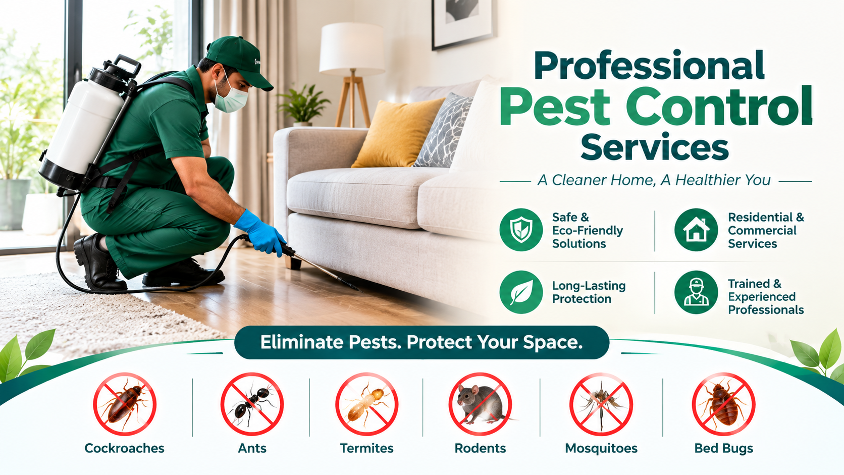 Residential and Commercial Pest Control
